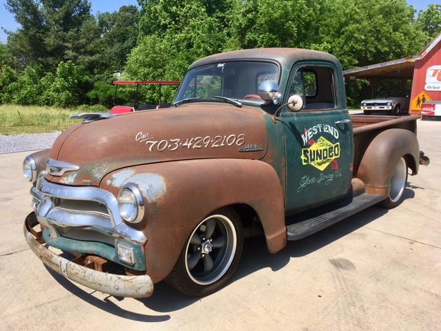 H54N008961 - 1954 CHEVROLET 3100 Yaşıl foto 2