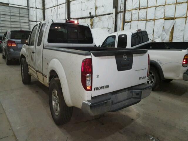 1N6AD0CW0DN742929 - 2013 NISSAN FRONTIER S WHITE photo 3