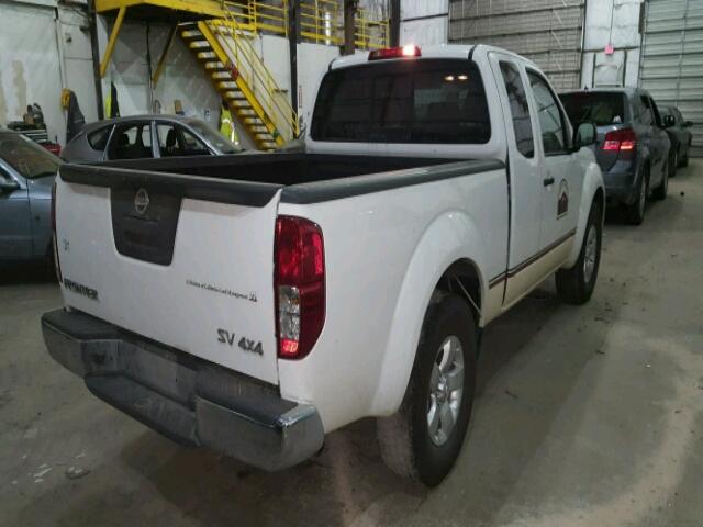 1N6AD0CW0DN742929 - 2013 NISSAN FRONTIER S WHITE photo 4