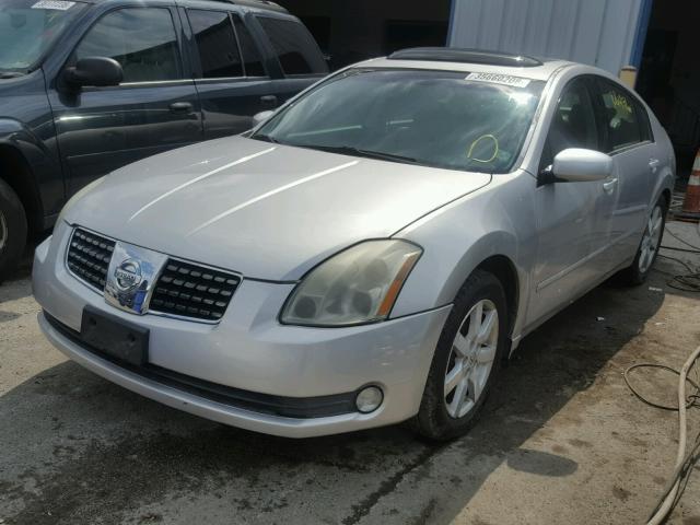 1N4BA41E54C921793 - 2004 NISSAN MAXIMA SE SILVER photo 2