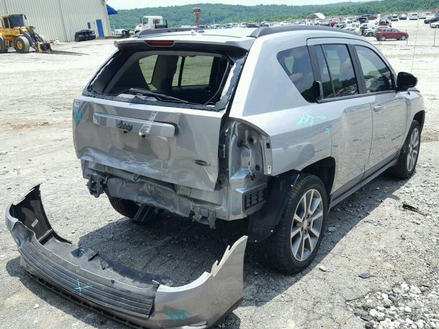 1C4NJCBA2GD806189 - 2016 JEEP COMPASS SP SILVER photo 4