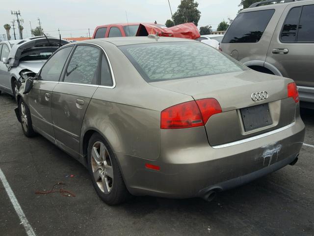 WAUAF78E26A253414 - 2006 AUDI A4 2 GOLD photo 3