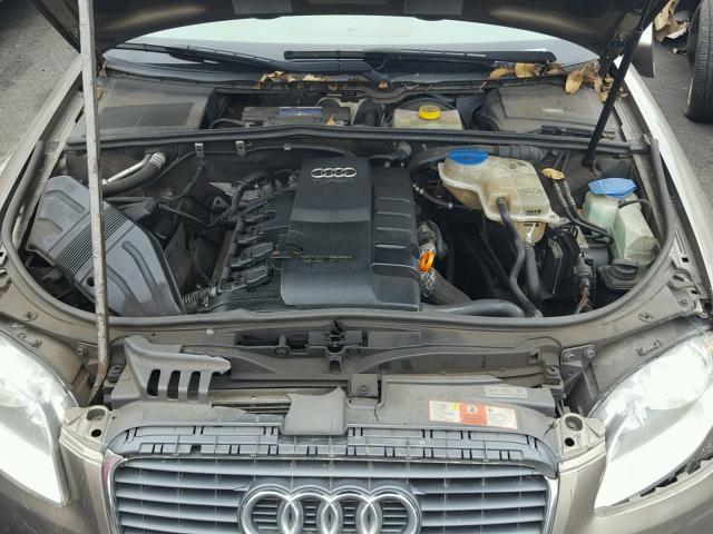 WAUAF78E26A253414 - 2006 AUDI A4 2 GOLD photo 7