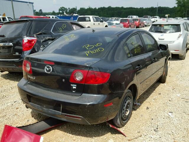 JM1BK12F341164563 - 2004 MAZDA 3 I BLACK photo 4