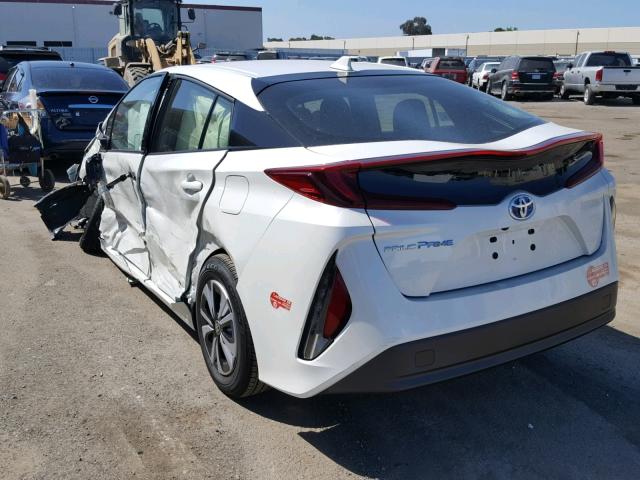JTDKARFP7H3065534 - 2017 TOYOTA PRIUS PRIM 白色 照片 3