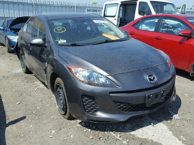 JM1BL1V77D1774385 - 2013 MAZDA 3 I GRAY photo 1