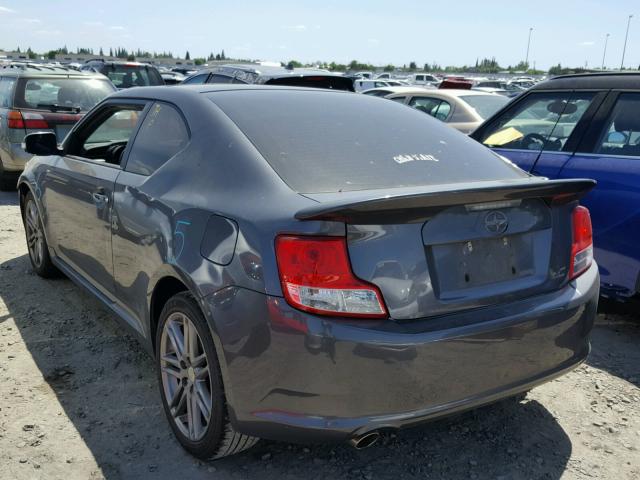 JTKJF5C76C3032861 - 2012 TOYOTA SCION TC 灰色 照片 3