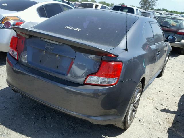 JTKJF5C76C3032861 - 2012 TOYOTA SCION TC 灰色 照片 4