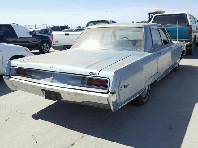 CE4168C309647 - 1968 CHRYSLER NEWPORT BLUE photo 4