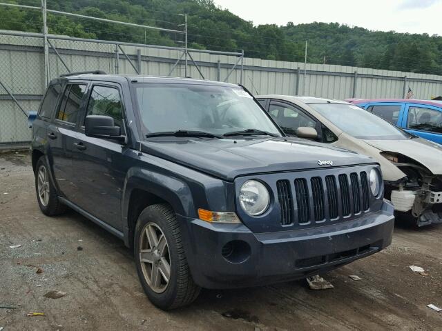 1J8FF28W78D636697 - 2008 JEEP PATRIOT SP BLUE photo 1