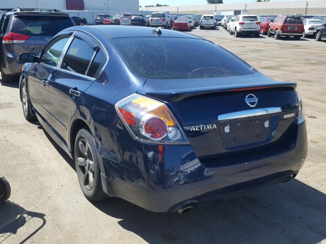 1N4CL21E78C117147 - 2008 NISSAN ALTIMA HYB BLUE photo 3