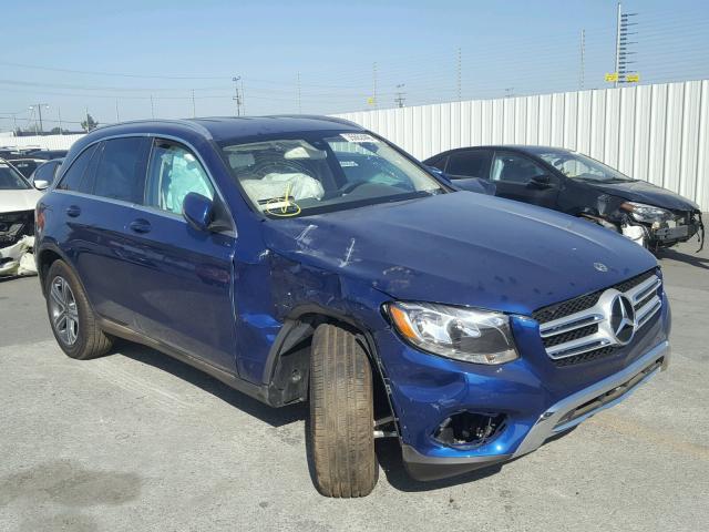 WDC0G4JB6JV053934 - 2018 MERCEDES-BENZ GLC 300 BLUE photo 1