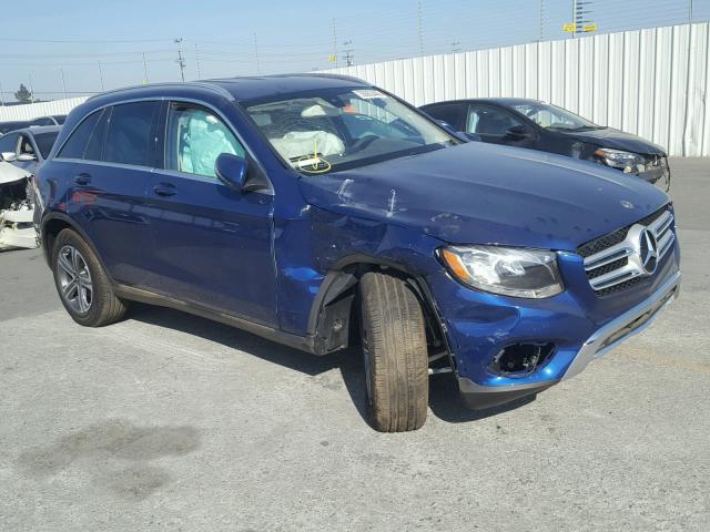 WDC0G4JB6JV053934 - 2018 MERCEDES-BENZ GLC 300 BLUE photo 9