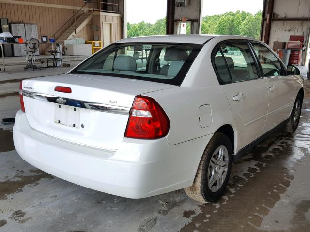 1G1ZS58FX8F142199 - 2008 CHEVROLET MALIBU LS 白色 照片 4