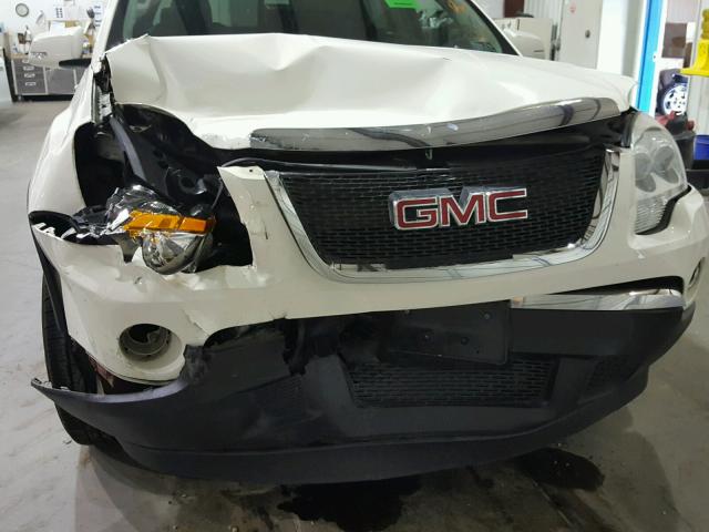 1GKER33D29J153003 - 2009 GMC ACADIA SLT თეთრი ფოტო 9