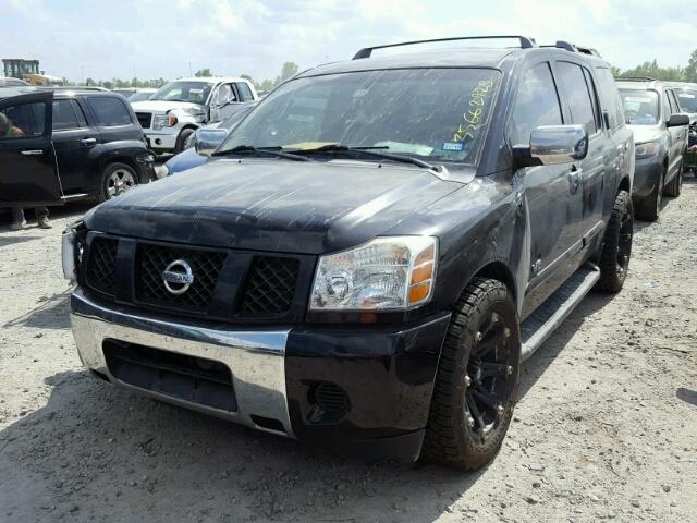 5N1AA08A06N720761 - 2006 NISSAN ARMADA SE BLACK photo 2