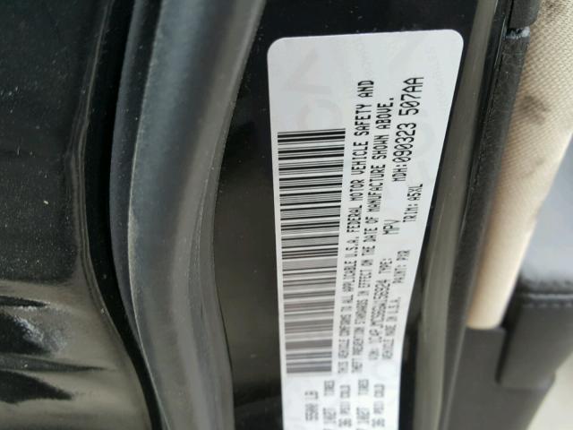 1C4PJMCS6GW156924 - 2016 JEEP CHEROKEE L Czarny zdjęcie 10