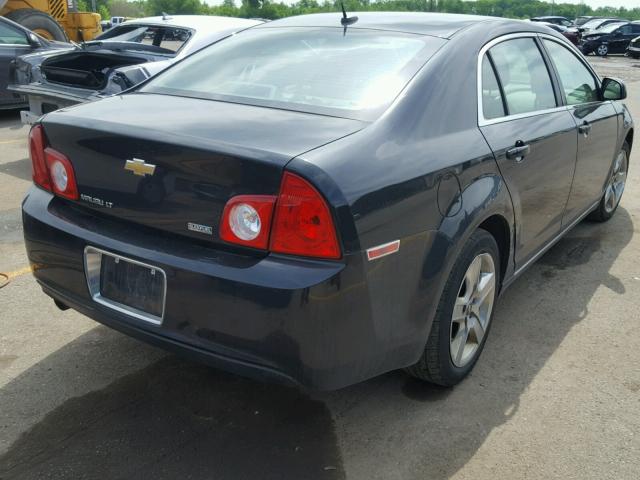 1G1ZC5E0XAF134879 - 2010 CHEVROLET MALIBU 1LT BLACK photo 4