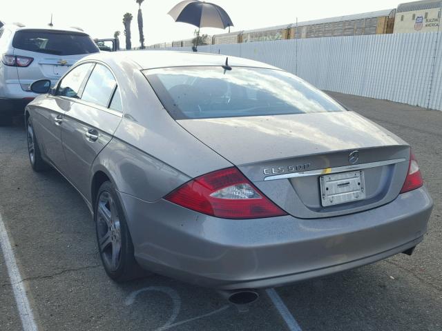 WDDDJ75X36A017090 - 2006 MERCEDES-BENZ CLS 500C GRAY photo 3