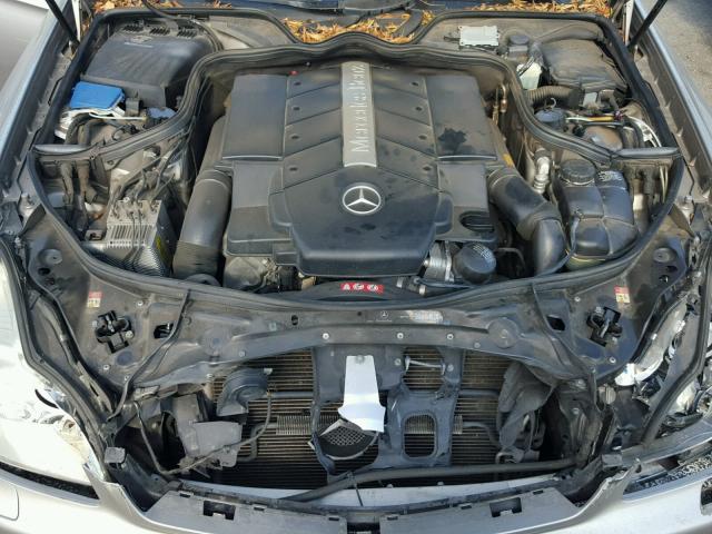 WDDDJ75X36A017090 - 2006 MERCEDES-BENZ CLS 500C GRAY photo 7