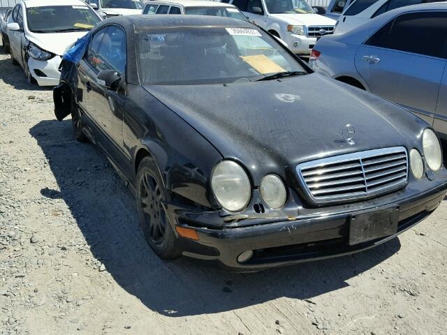 WDBLJ70G91F164618 - 2001 MERCEDES-BENZ CLK 430 BLACK photo 1