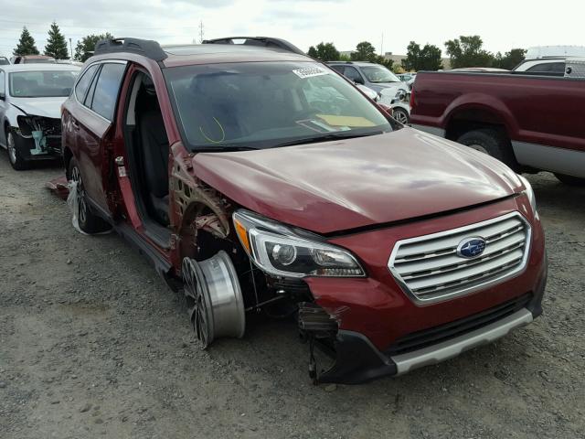 4S4BSAKC6H3423638 - 2017 SUBARU OUTBACK 2. RED photo 1