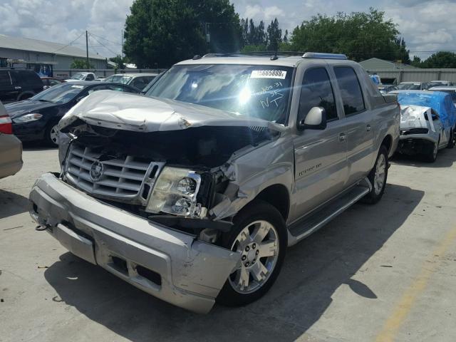 3GYEK62N15G147839 - 2005 CADILLAC ESCALADE E SILVER photo 2