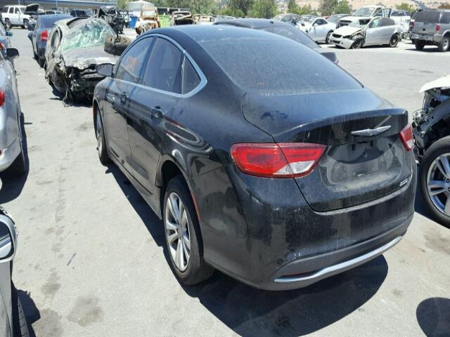 1C3CCCAB5FN641456 - 2015 CHRYSLER 200 LIMITE BLACK photo 3