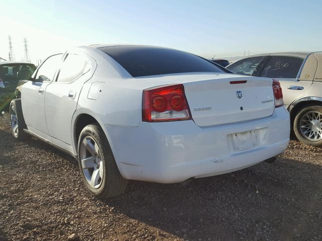 2B3CA4CT7AH305100 - 2010 DODGE CHARGER WHITE photo 3