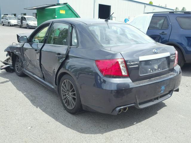 JF1GV7E69BG509705 - 2011 SUBARU IMPREZA WR GRAY photo 3