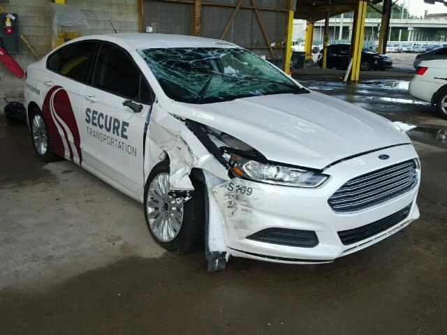 3FA6P0LU0GR264078 - 2016 FORD FUSION SE WHITE photo 1