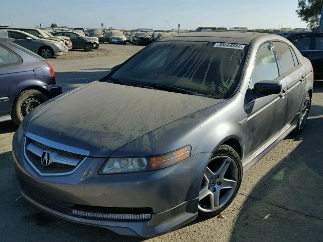 19UUA66285A066843 - 2005 ACURA TL GRAY photo 2