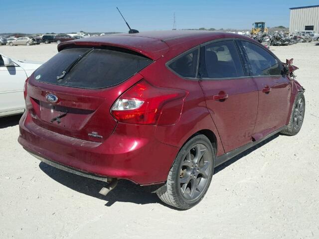 1FADP3K22DL315647 - 2013 FORD FOCUS SE RED photo 4