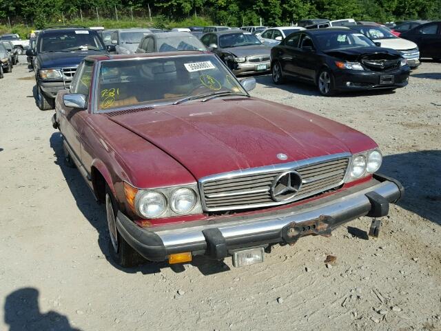 10704412034063 - 1976 MERCEDES-BENZ 450 SL MAROON photo 1