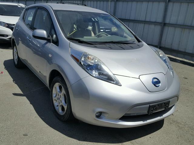 JN1AZ0CP7BT006966 - 2011 NISSAN LEAF SV SILVER photo 1