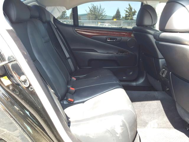 JTHGL46F685023059 - 2008 LEXUS LS 460L BLACK photo 6