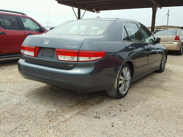 1HGCM56354A160294 - 2004 HONDA ACCORD LX GREEN photo 4