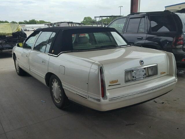 1G6KD54Y2XU760186 - 1999 CADILLAC DEVILLE CREAM photo 3