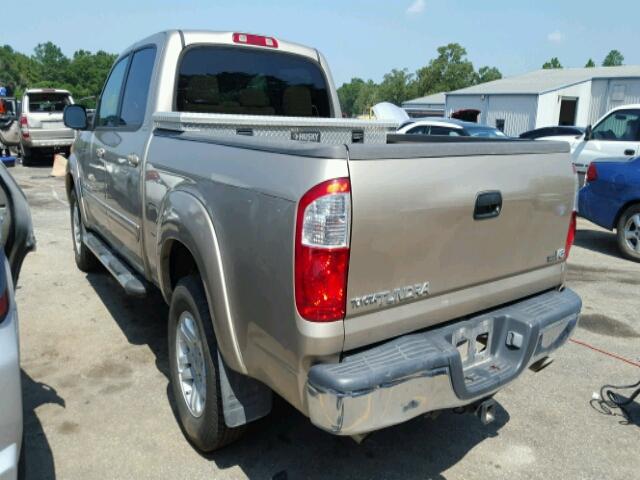 5TBET34134S437567 - 2004 TOYOTA TUNDRA DOU GOLD photo 3