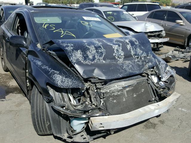 2HGFG12919H521827 - 2009 HONDA CIVIC EXL BLACK photo 1