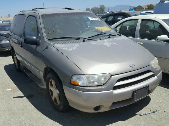 4N2ZN15T01D802699 - 2001 NISSAN QUEST GXE GOLD photo 1