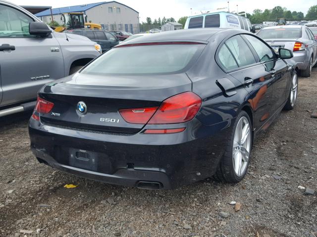 WBA6B4C58FD760968 - 2015 BMW 650 XI BLACK photo 4