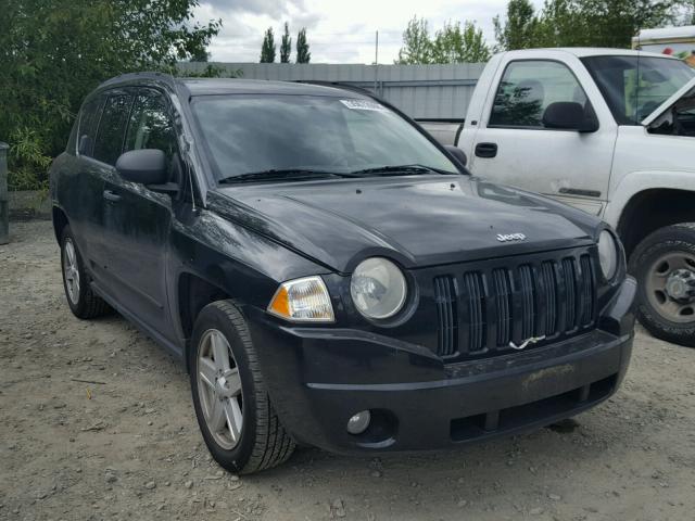 1J8FT47W08D715215 - 2008 JEEP COMPASS SP BLACK photo 1