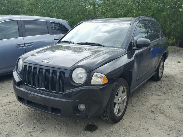 1J8FT47W08D715215 - 2008 JEEP COMPASS SP BLACK photo 2