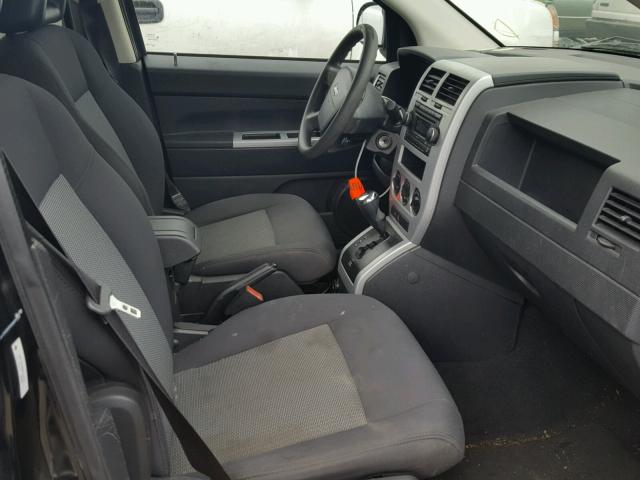 1J8FT47W08D715215 - 2008 JEEP COMPASS SP BLACK photo 5
