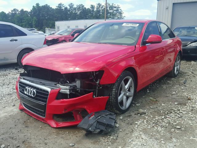 WAUMK78K59N010109 - 2009 AUDI A4 PRESTIG RED photo 2