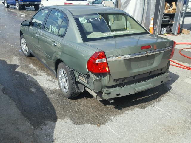 1G1ZS53F46F218049 - 2006 CHEVROLET MALIBU LS GREEN photo 3