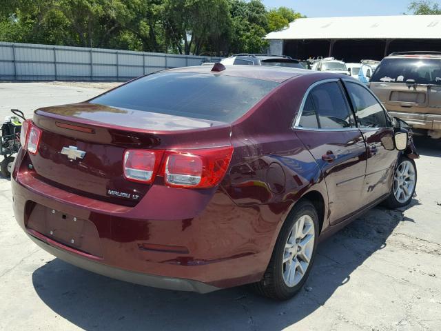 1G11C5SL7EF286216 - 2014 CHEVROLET MALIBU 1LT RED photo 4