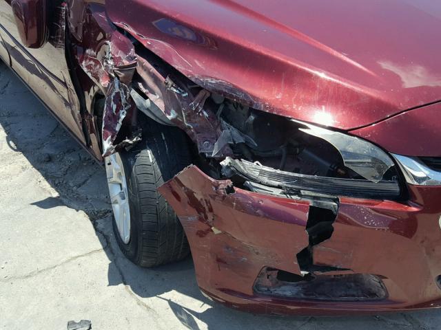 1G11C5SL7EF286216 - 2014 CHEVROLET MALIBU 1LT RED photo 9