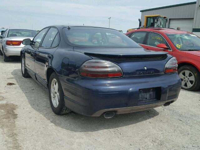 1G2WP52K02F284820 - 2002 PONTIAC GRAND PRIX BLUE photo 3